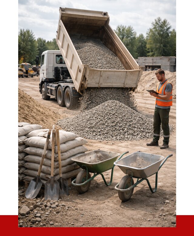 Доставка нерудных материалов в Кохме от 1247 руб. | ПРОНЕРУДКхм