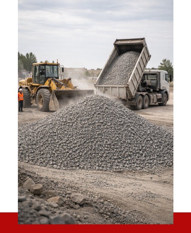 Купить щебень с доставкой в Кохме от 2597 руб. | ПРОНЕРУДКхм