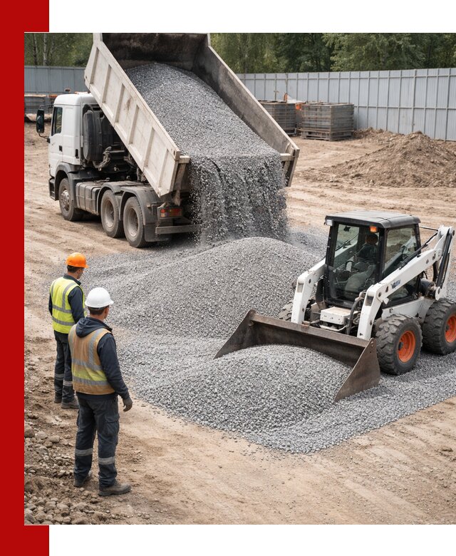 Доставка и продажа гранитного щебня фракции 0-5 в Кохме