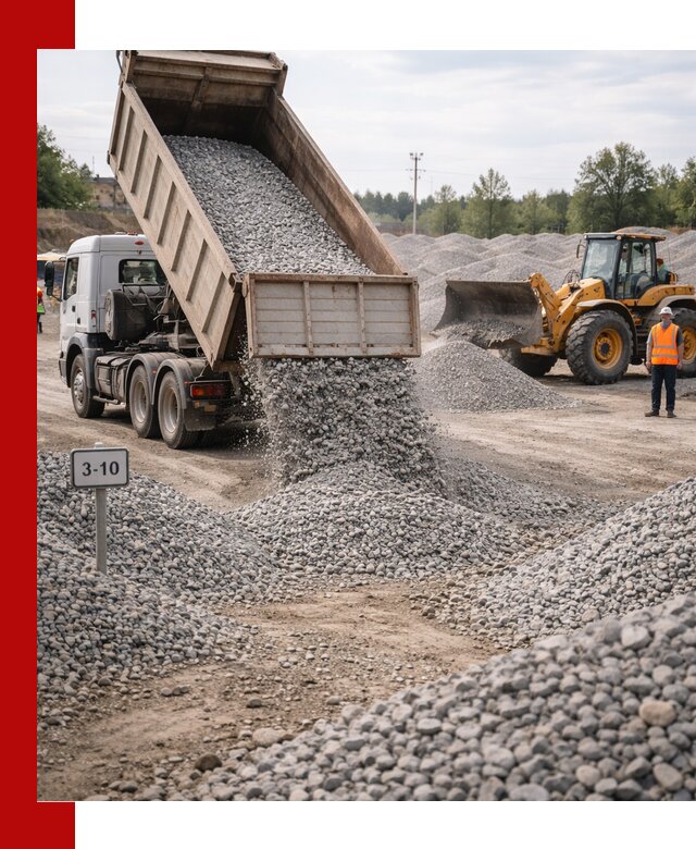 Гранитный щебень фракции 3–10: доставка и продажа в Кохме