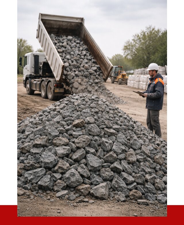 Гранитный щебень фракция 100-200 в Кохме от 4363 р. ПРОНЕРУДКхм