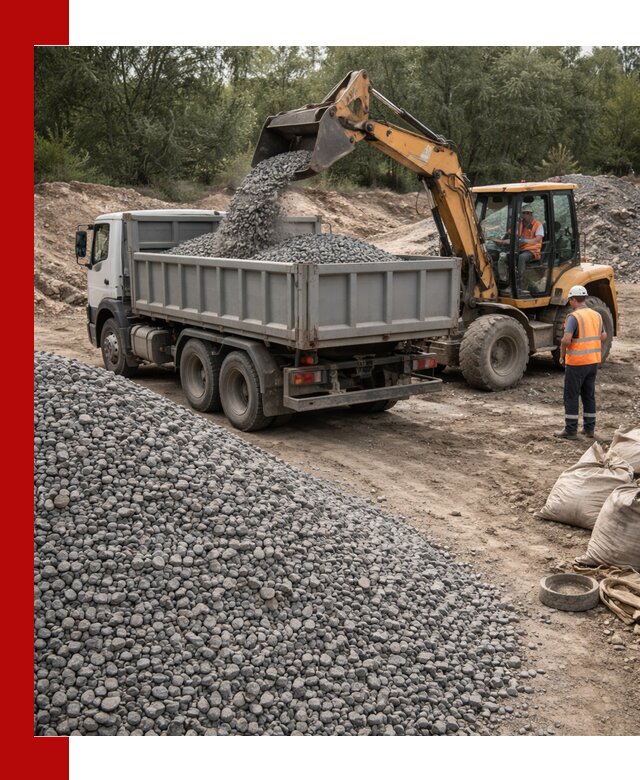 Доставка гравийного щебня в Кохме оптом и в розницу