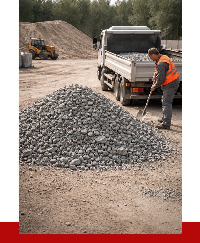 Гравийный щебень фракция 5-10 в Кохме от 2285 р. | ПРОНЕРУДКхм