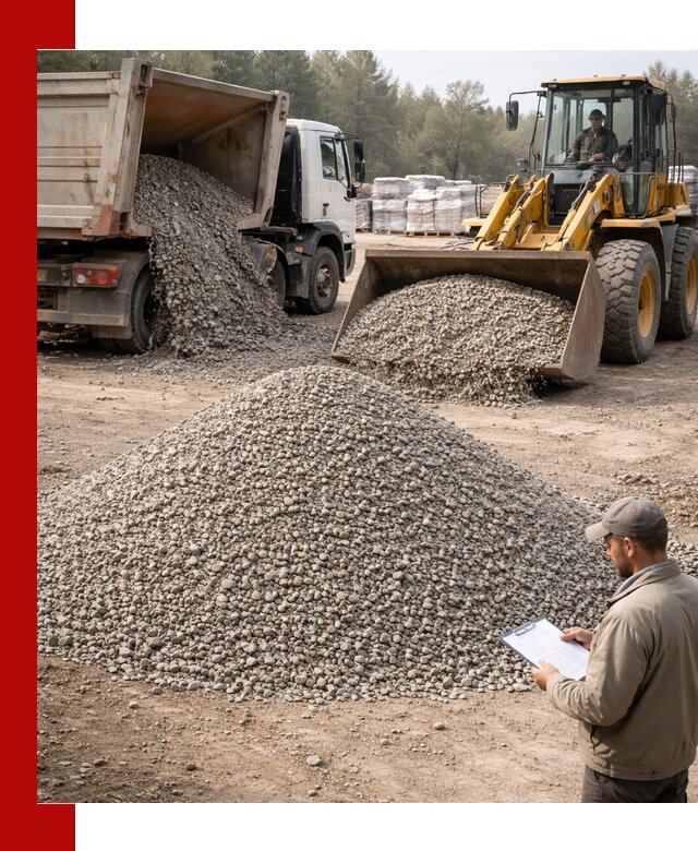Гравийный щебень фракция 5–10 с доставкой в Кохме