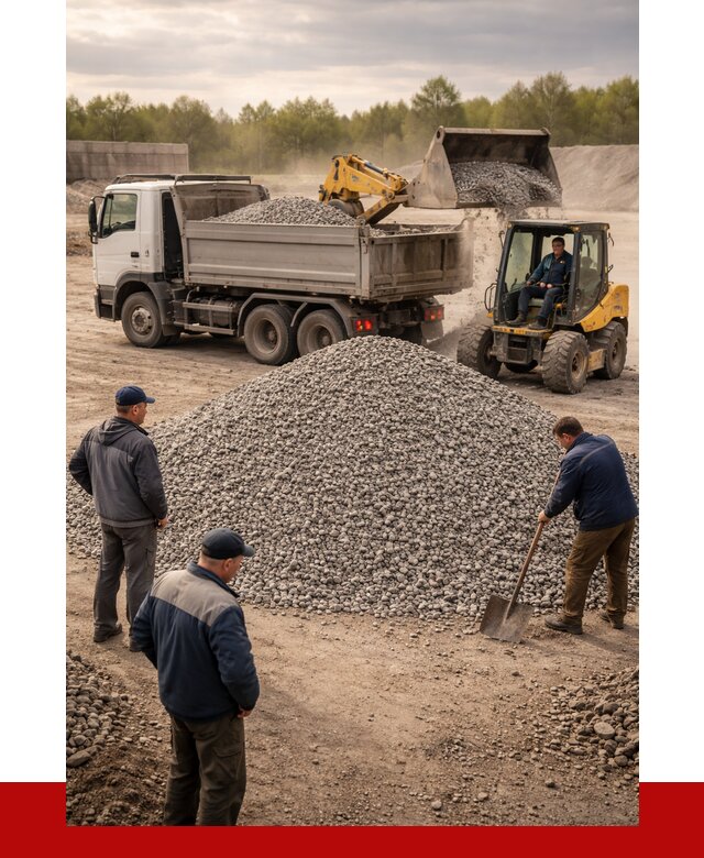 Гравийный щебень фракция 5-20 в Кохме от 2493 р. ПРОНЕРУДКхм