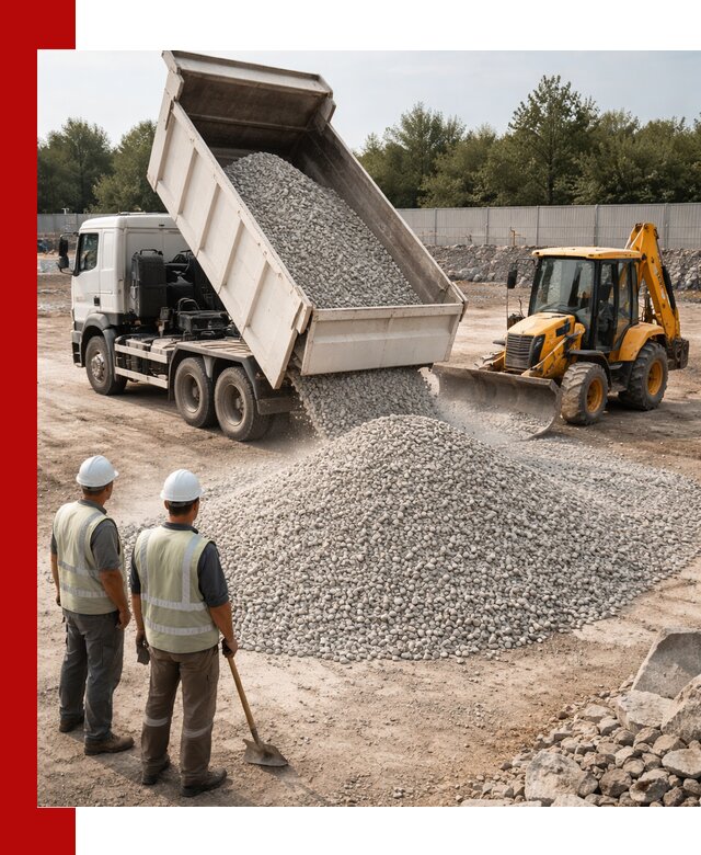 Купить известняковый щебень фракции 5–10 мм с доставкой в Кохме