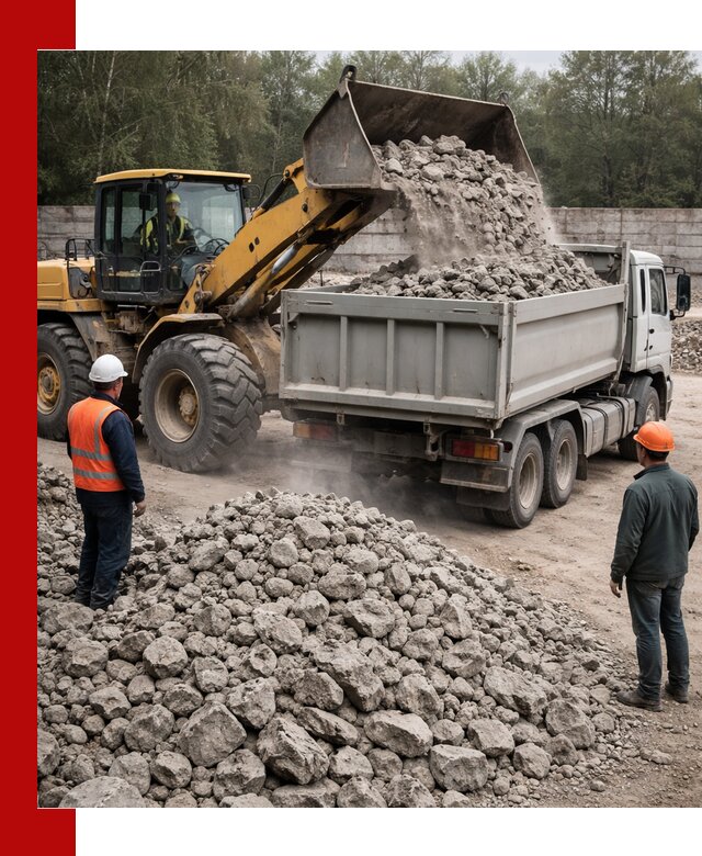 Вторичный щебень фракция 70–150 в Кохме с доставкой