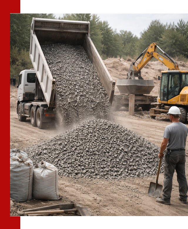 Доставка и продажа бетонного щебня в Кохме