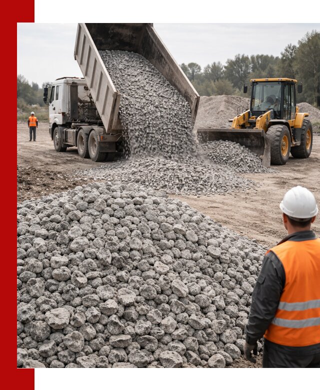 Доставка бетонного щебня фракции 20-40 в Кохме