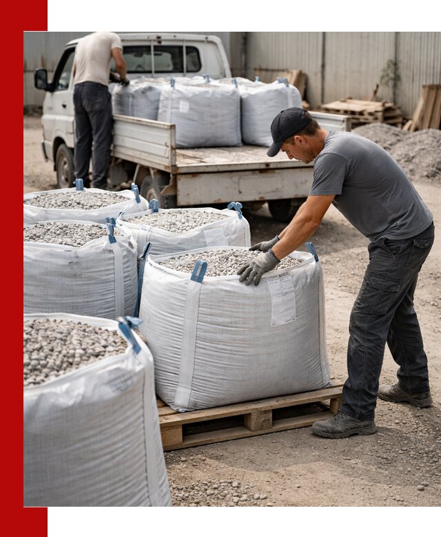 Доставка щебня в мешках по выгодным ценам в Кохме