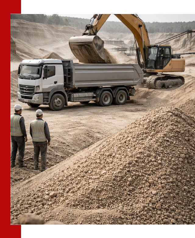 Карьерный крупнозернистый песок с доставкой в Кохме