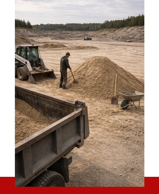 Карьерный песок среднезернистый в Кохме, от 2285 р. ПРОНЕРУДКхм