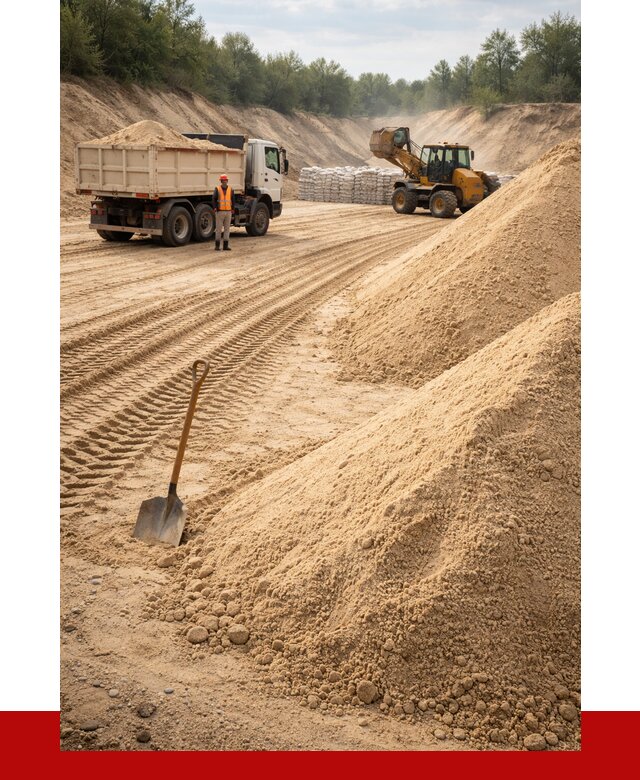 Карьерный песок мелкозернистый в Кохме от 9349 р. | ПРОНЕРУДКхм