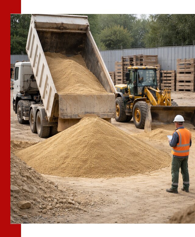 Доставка карьерного мелкозернистого песка в Кохме