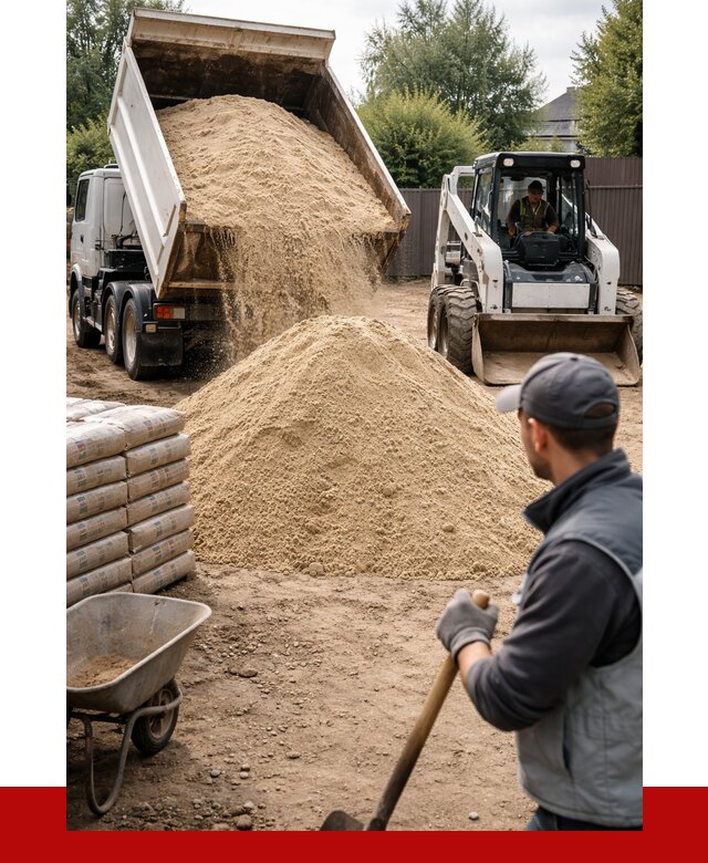 Мытый речной песок с доставкой в Кохме от 1506 р. | ПРОНЕРУДКхм