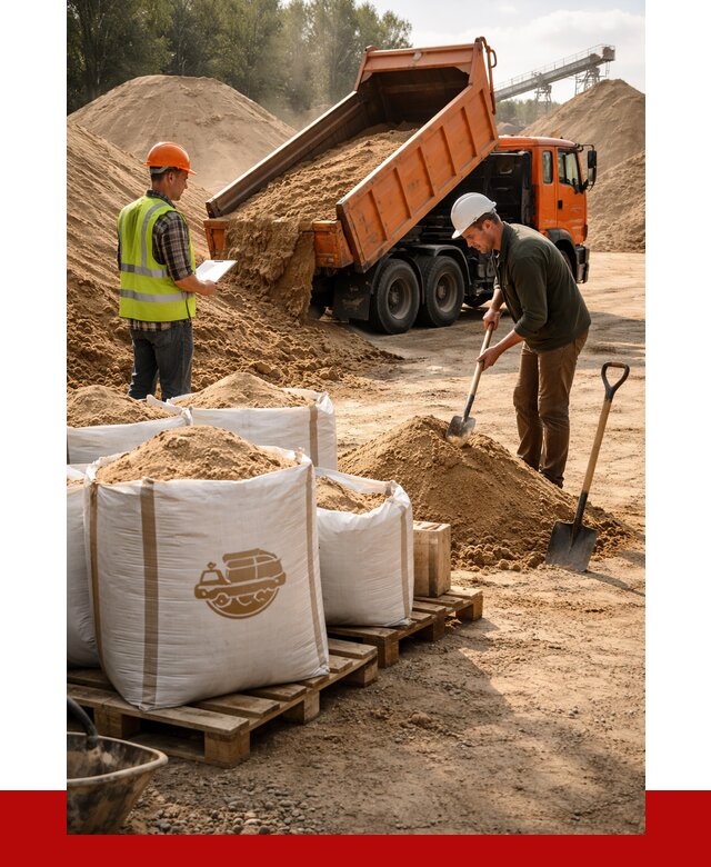 Строительный песок в Кохме от 2285 р. с доставкой, ПРОНЕРУДКхм