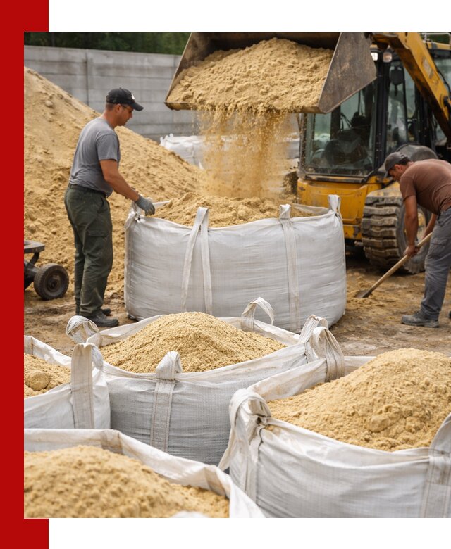 Поставка качественного песка для кладки в Кохме