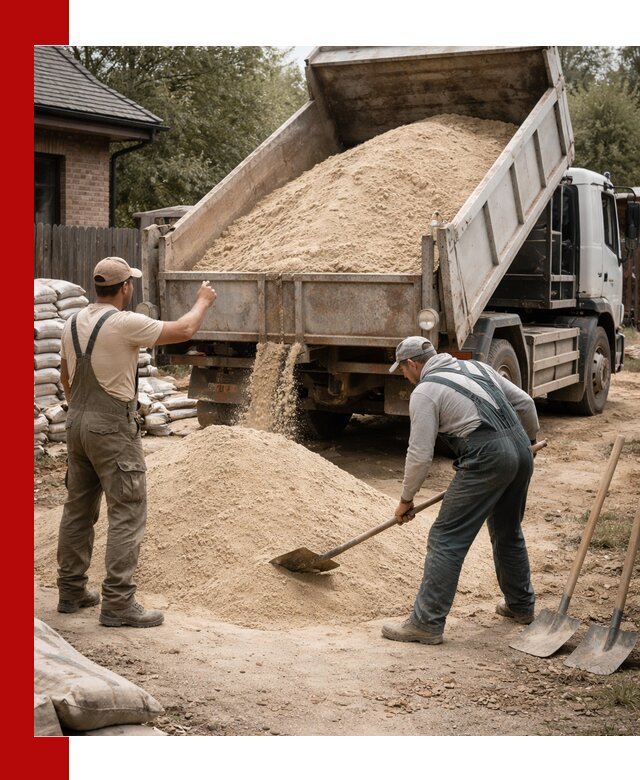 Песок для штукатурки с доставкой в Кохме качественный и чистый