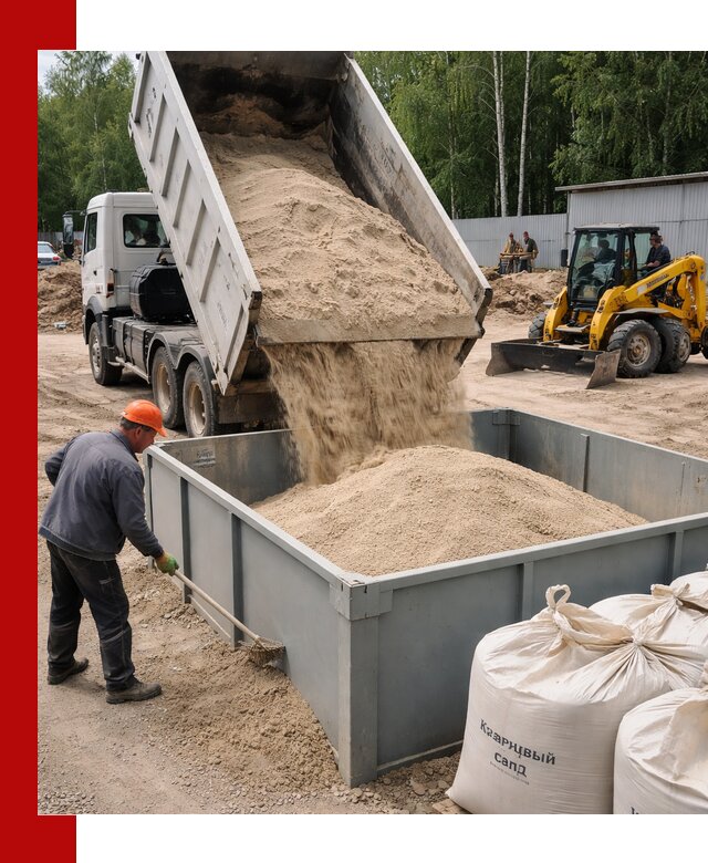 Кварцевый песок для фильтра в Кохме — доставка и качество