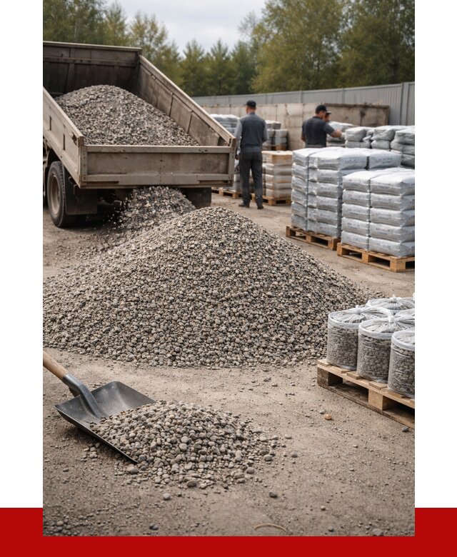 Гравий фракция 5-20 в Кохме купить от 2389 р. ПРОНЕРУДКхм