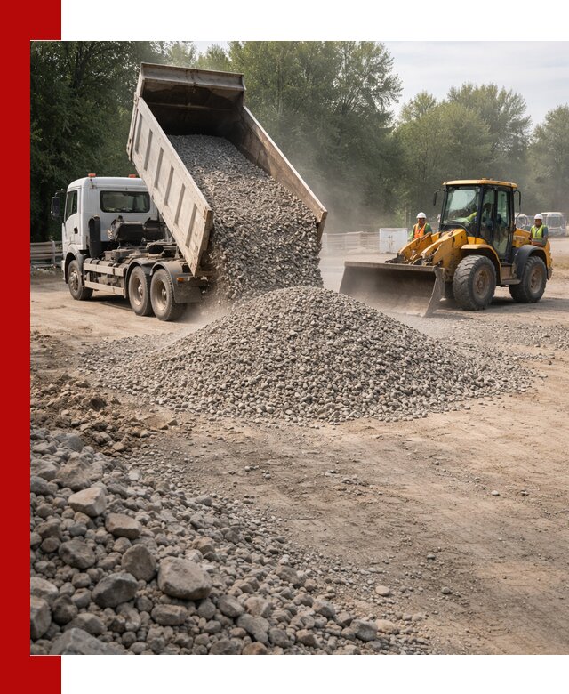 Гравий фракция 5–20 доставка в Кохме оптом и в розницу