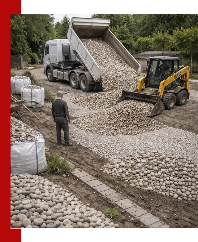 Доставка морской гальки оптом и в розницу в Кохме