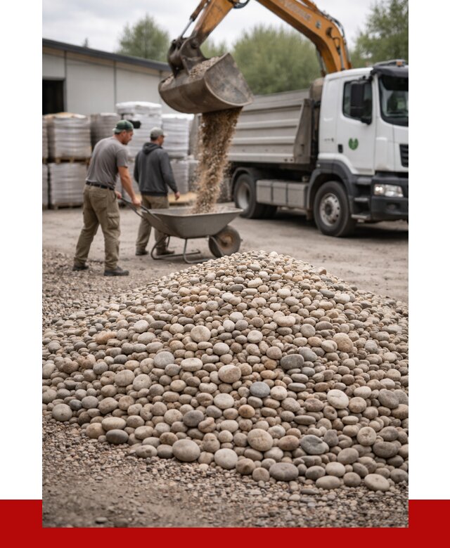 Галька декоративная в Кохме от 3324 р. за куб | ПРОНЕРУДКхм