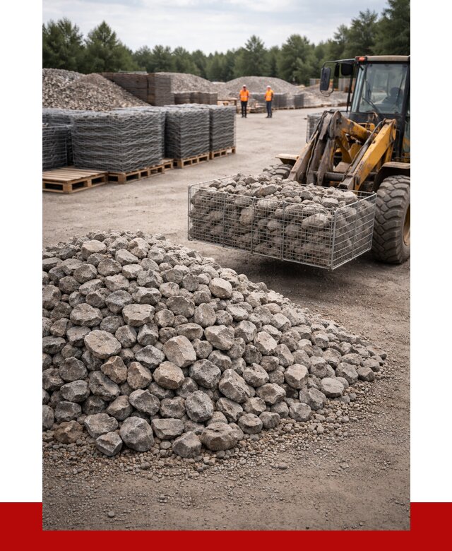 Камень для габионов фракция 70-150 в Кохме от 4363 р. | ПРОНЕРУДКхм