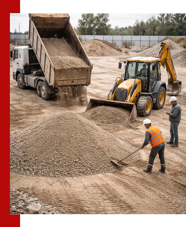 Поставка и доставка ПГС С4 в мешках и самосвалах в Кохме