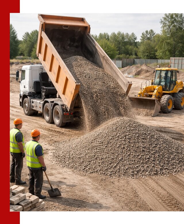 Доставка щебёночно-песчаной смеси ЩПС С7 в Кохме