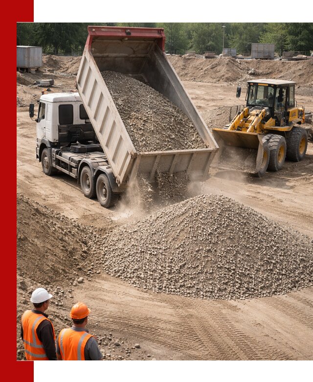 Щебень с песком (ЩГПС С2) с доставкой в Кохме