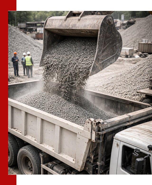 Отсев и крошка для строительства и дорожных работ в Кохме