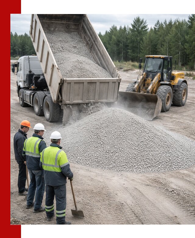 Известняковый отсев 0-5 доставка в Кохме быстро и выгодно