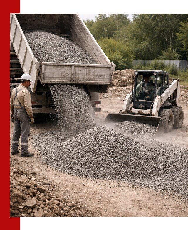 Доставка гравийного отсева 0-5 в Кохме оптом и в розницу