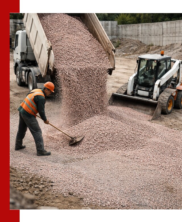 Крошка розовый гранит с доставкой в Кохме от производителя