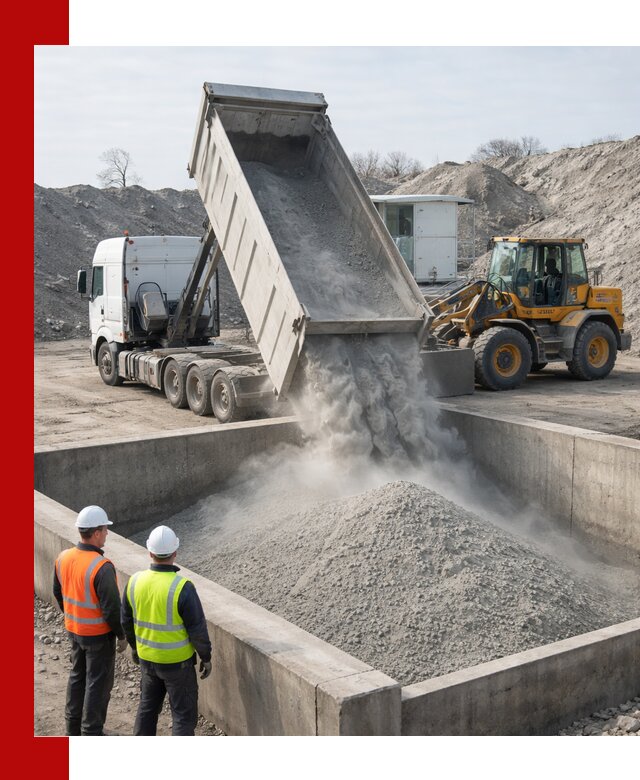 Доставка цемента навалом в Кохме крупными партиями