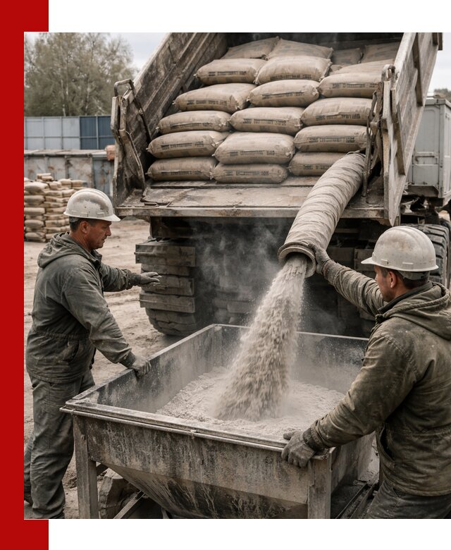 Доставка цемента М400 в Кохме оптом и в розницу