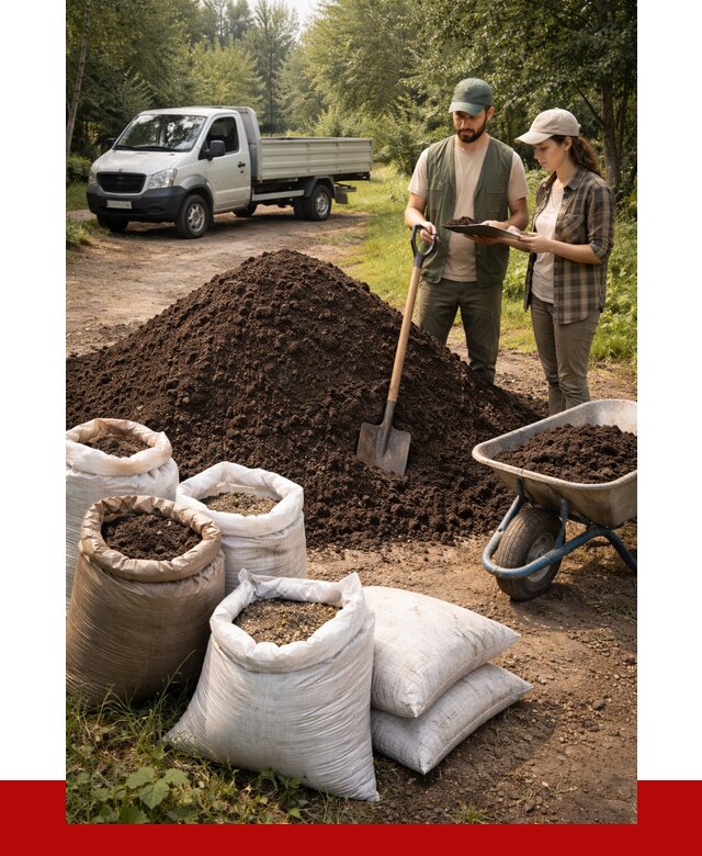 Купить грунт с доставкой в Кохме от 4675 р. за м3 | ПРОНЕРУДКхм