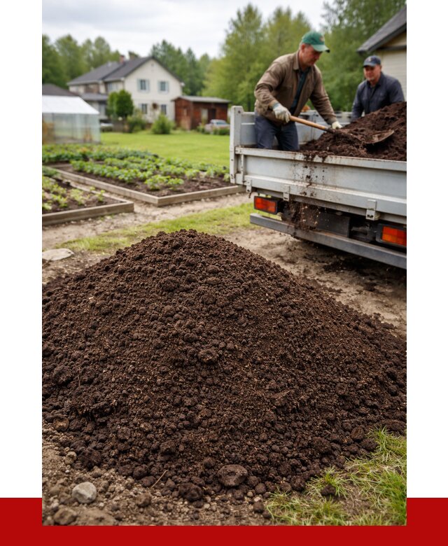 Плодородный грунт в Кохме с доставкой от 4363 р. | ПРОНЕРУДКхм