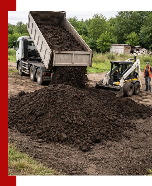 Поставка плодородной земли с доставкой самосвалом в Кохме