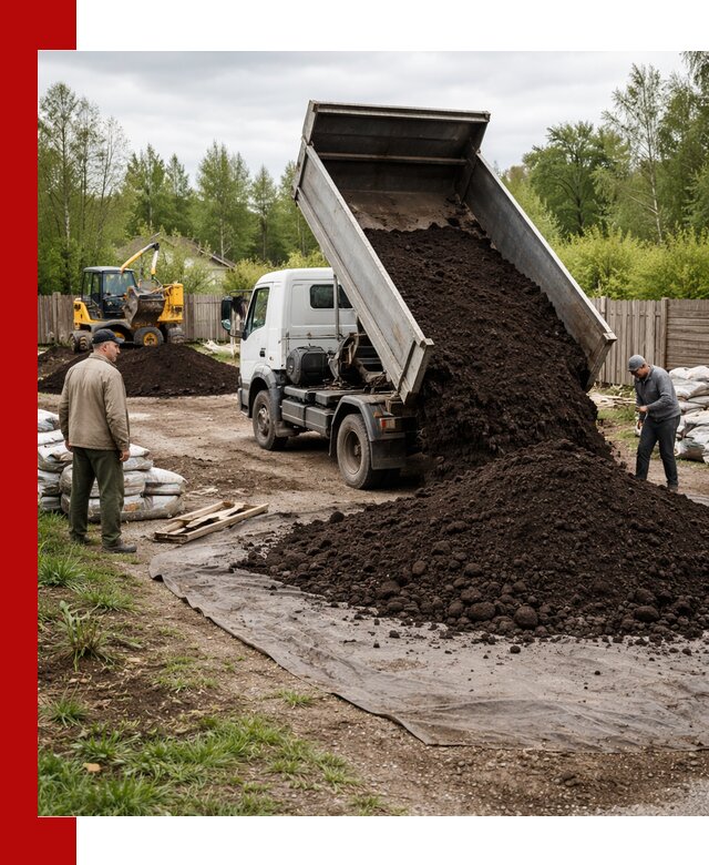 Доставка качественного почвогрунта в Кохме оптом и в розницу