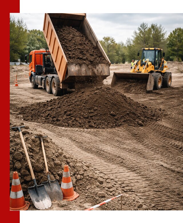 Поставка и доставка планировочного грунта в Кохме