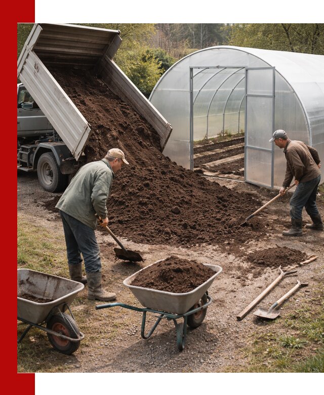 Грунт для теплицы с доставкой в Кохме — плодородный субстрат под растения