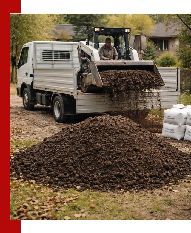 Доставка садовой земли в больших объёмах в Кохме