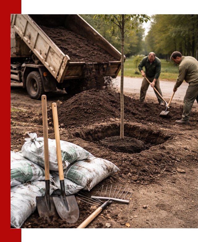 Грунт для посадки деревьев в Кохме — доставка и подготовка почвы
