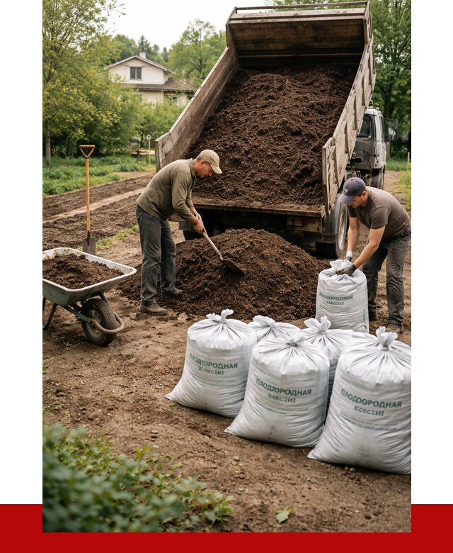 Плодородная смесь в Кохме от 4363 р./куб с доставкой | ПРОНЕРУДКхм