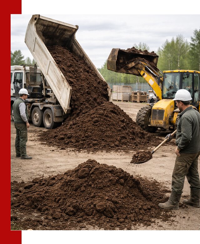 Доставка торфа оптом и в мешках в Кохме