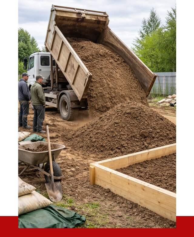 Торфо песчаная смесь в Кохме с доставкой от 1922 р. | ПРОНЕРУДКхм