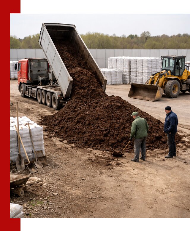 Доставка торфяных смесей оптом и в розницу в Кохме