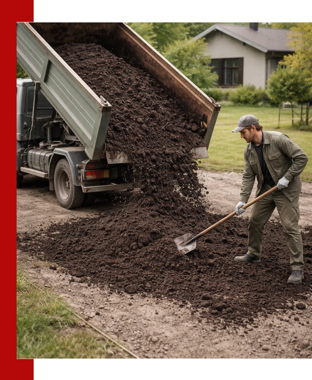 Чернозем для газона с доставкой в Кохме быстро и качественно